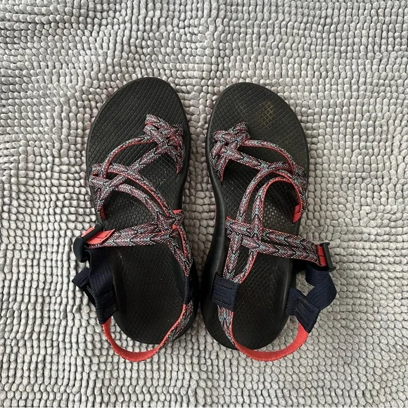 Chaco Red and Black Hiking Sandals s-l400.jpg main image 4